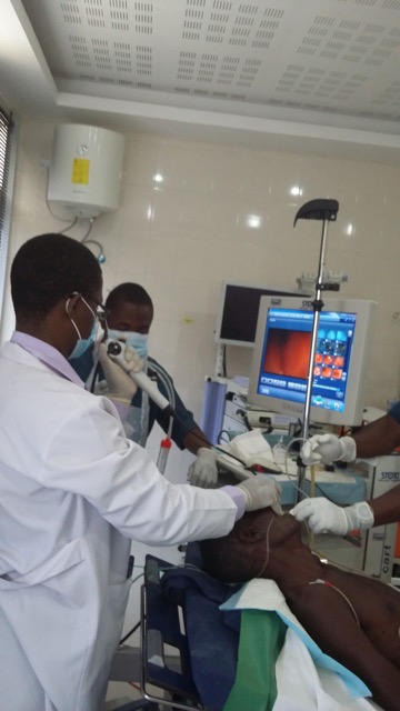 Dr. Hassani Ramadhani at Muhimbili National Hospital in Dar es Salaam, Tanzania