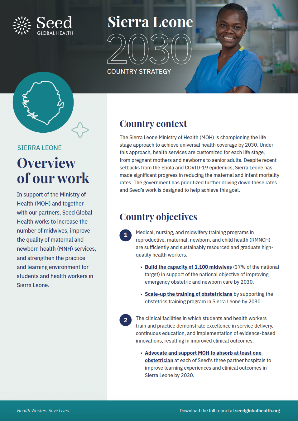 Sierra Leone - Seed Global Health : Seed Global Health