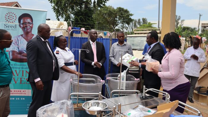 Mbale regional referral hospital and Busitema University team