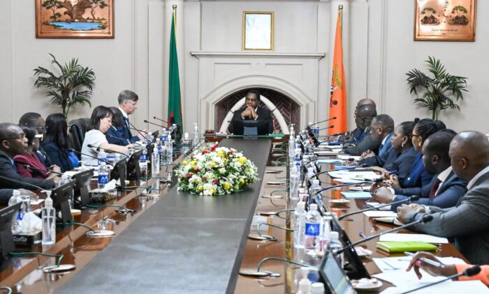 National Compact President meeting Zambia