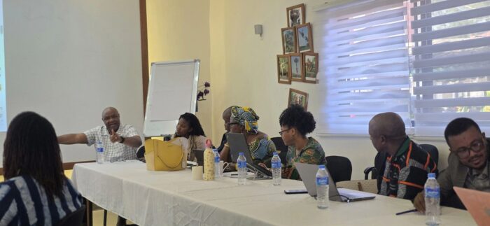 A consultation meeting with partners in Sierra Leone on their National Health Compact.